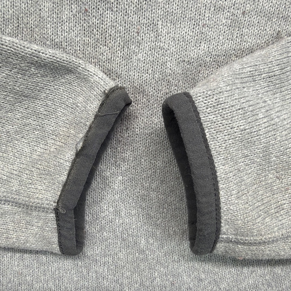 Patagonia Womens Large Gray 1/4 Button Snap Pullover Fleece - Picture 4 of 6
